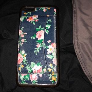 IPhone 6s Plus floral wallet case